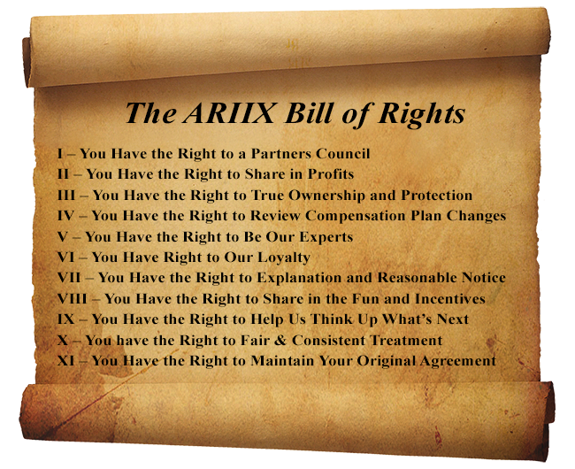 Ariix bill of rights
